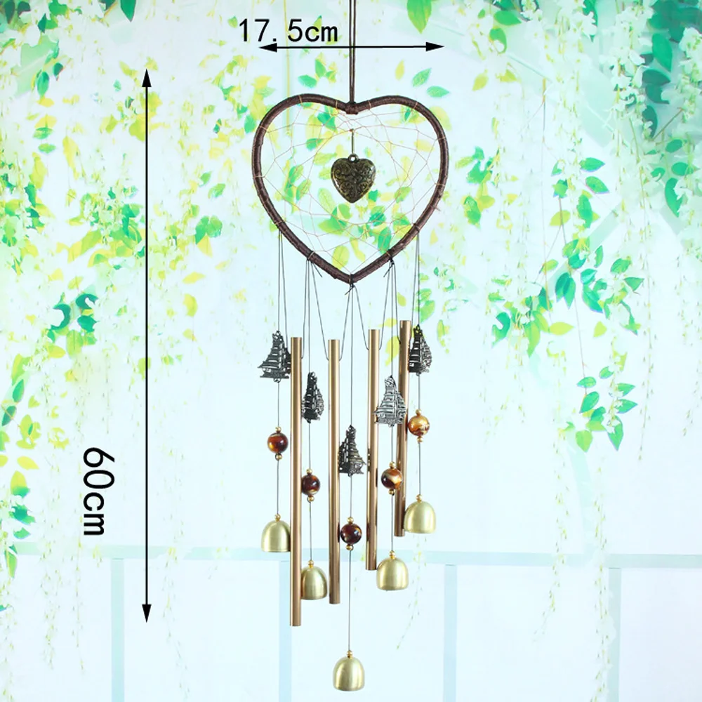UK Wind Chimes Outdoor Garden Yard Bells Hanging Charm Decor Windchime Ornament