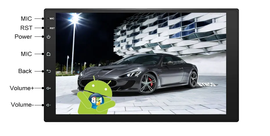 Универсальный 2 din android автомобильный Радио авторадио coche центральный мультимидийный плеер аудио стерео видео зеркало GPS-link сенсорный экран