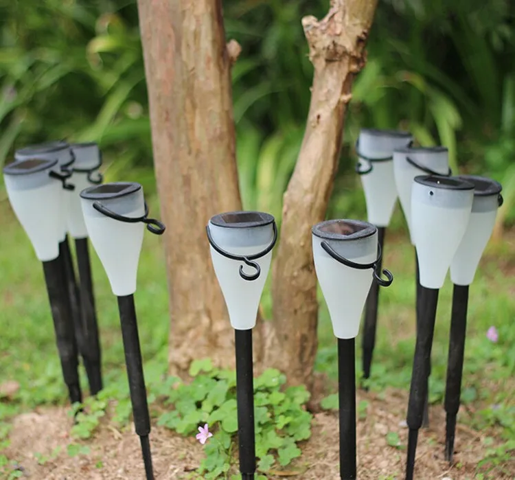 6pack RGB Colorful Solar Garden Light Outdoor Landscape Decorations For Pathway Patio Lawn Fence Yard Waterproof Insert Hang Put