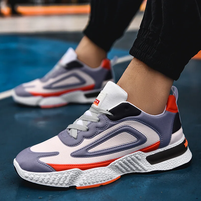 Men Shoes Casual Sports Breathable Thick Sole Increased Korean Trend