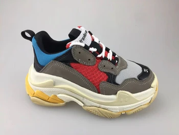 

Boys Girls Fashion Lace-Up Chunky Dad Sneakers Little Big Kids Casual School Sports Walk Trainers Children Brand Designer Shoes