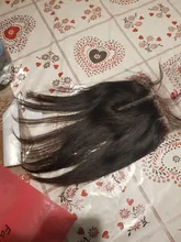 BAISI-extensiones de pelo brasileñas con encaje, accesorio capilar liso de 4x4 HD con cierre de encaje suizo, con cierre superior transparente