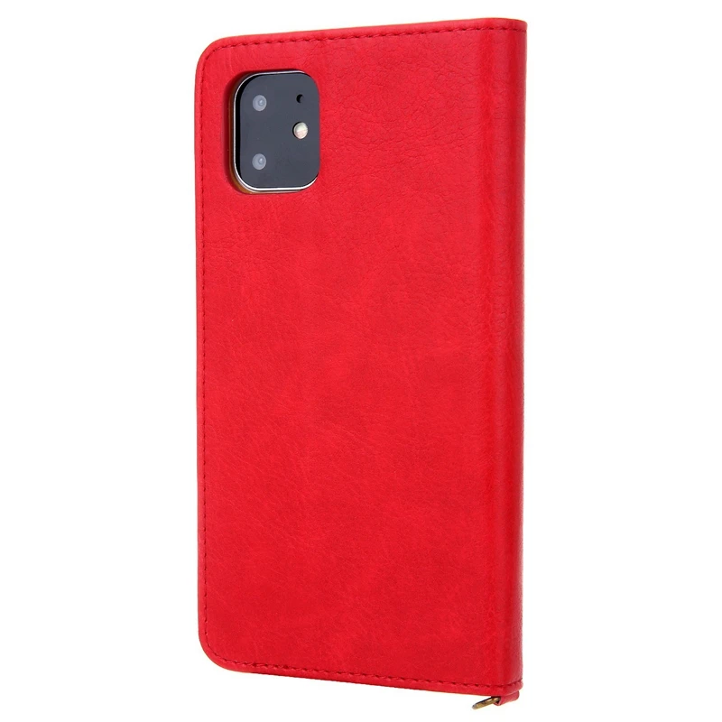 Для iPhone PU кожаный бумажник чехол для кредитных карт Coque Поддержка чехол