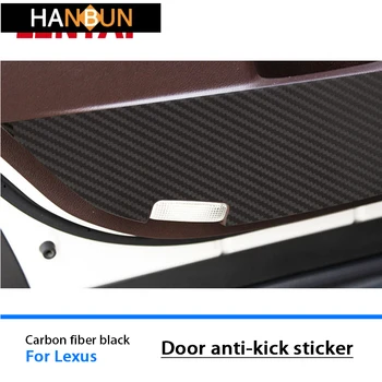 

Car Door Anti Kick Pad Auto Accessories Carbon Fiber Interior Mat Stickers Styling For Lexus ES 2013-2014 RX 2004-2014