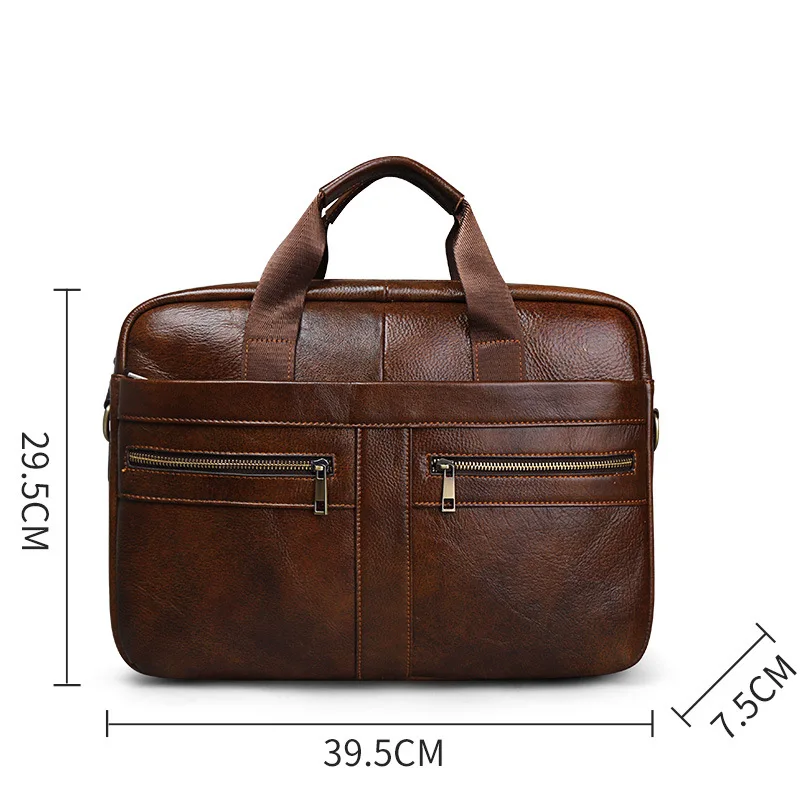 Кожаная сумочка для ноутбука из воловьей кожи мужские сумки из натуральной кожи сумки через плечо мужские высококачественные роскошные деловые сумки-мессенджеры