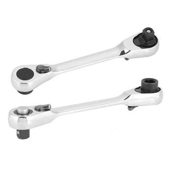 

1pcs 1/4"Mini Ratchet Wrenchs Batch Head Handle Small Fly Socket Wrenchs Double-Ended Torques Wrenchs Spanner Hand Repair Tools