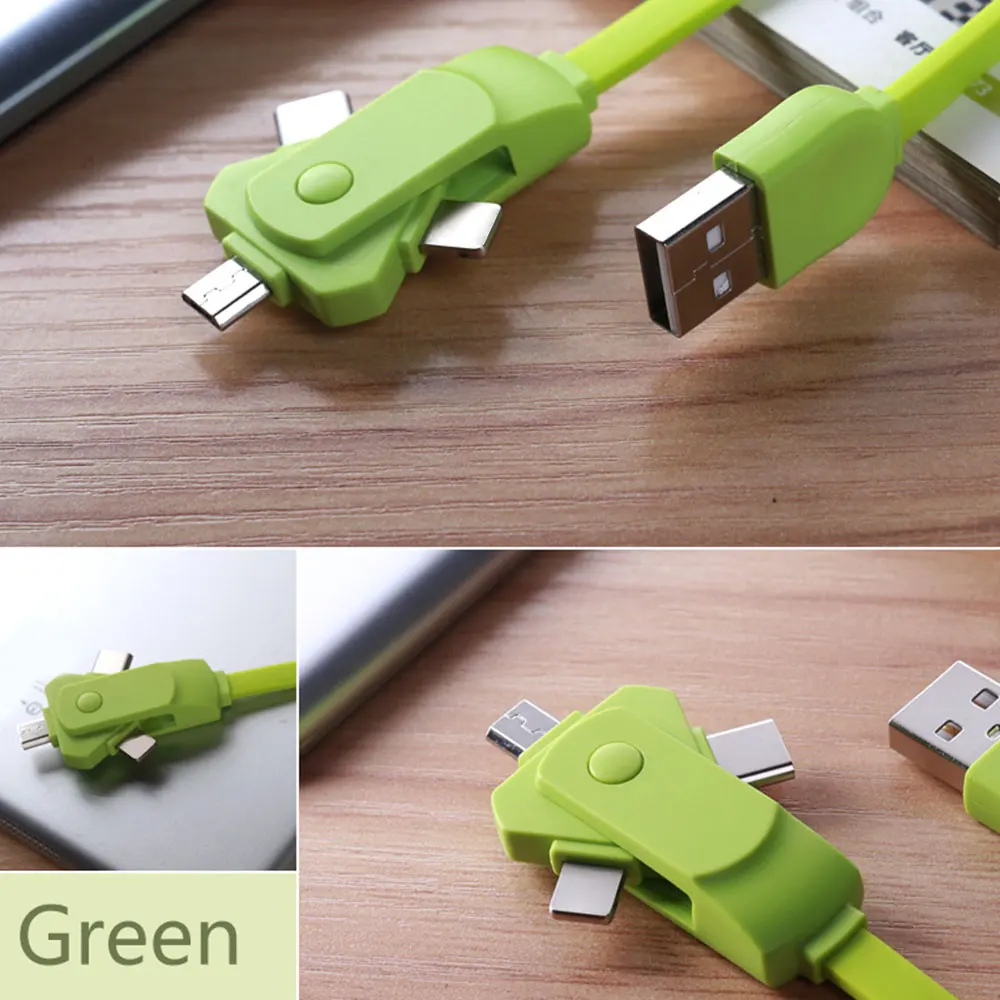 KISSCASE, 3 в 1, usb type-C, микрокабель для iPhone 7, Xr, кабель для быстрой зарядки, USB C, кабель для Xiaomi Redmi, huawei, samsung