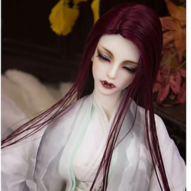 12 Bybrana 1 шт. bjd парик кукла парик с длинными волосами 1/3 1/4 1/6 - Цвет: 12