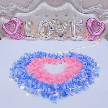

Wedding Decorations 500pcs Artificial Rose Petals for Artificial Flower Wall Team Bride To Be Artificial Plants Silk Flowers