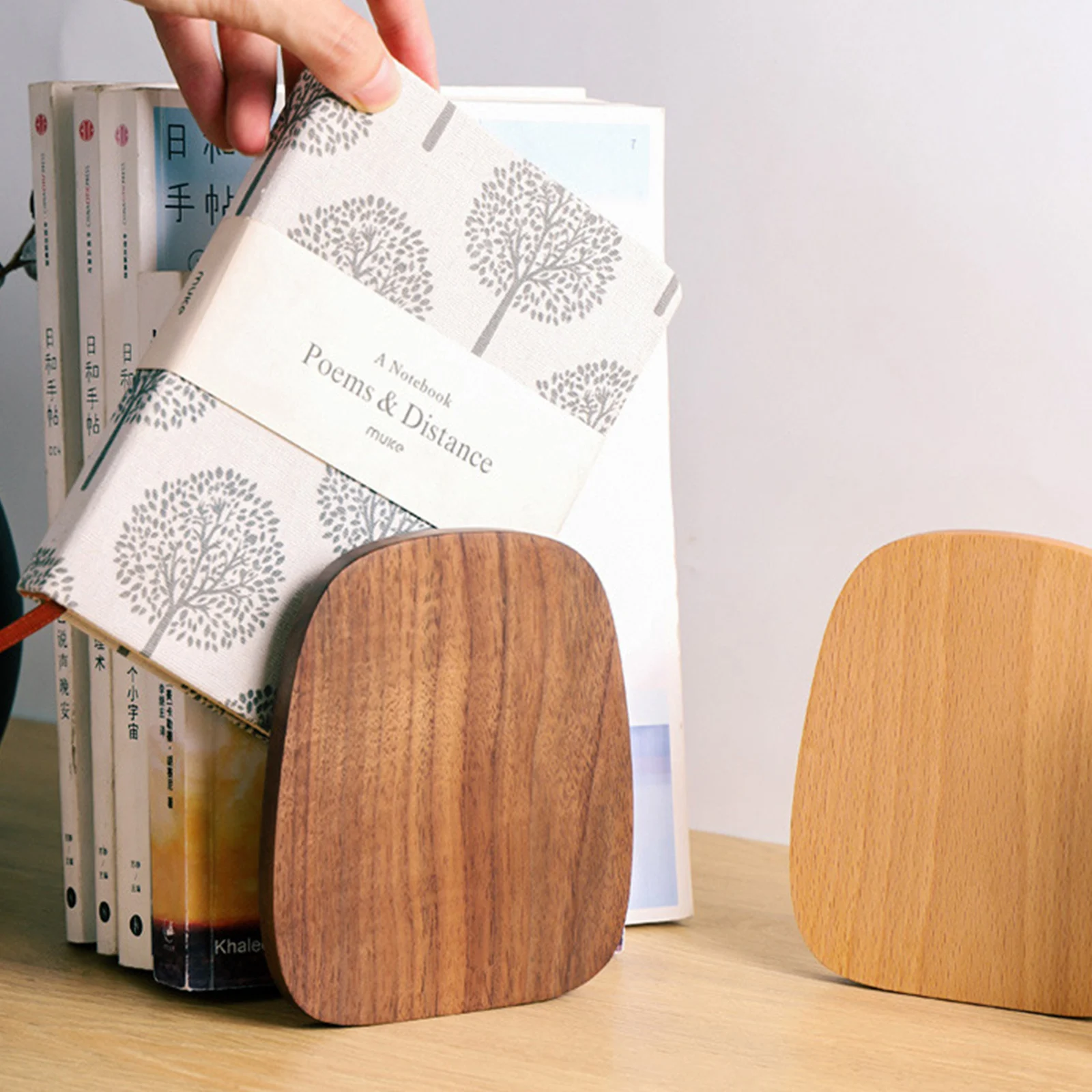 

Сверхмощный деревянный книжный конец с металлической основой, подставка для журналов, книжных витрин, Подарочный книжный конец, подставка для студентов, учителей