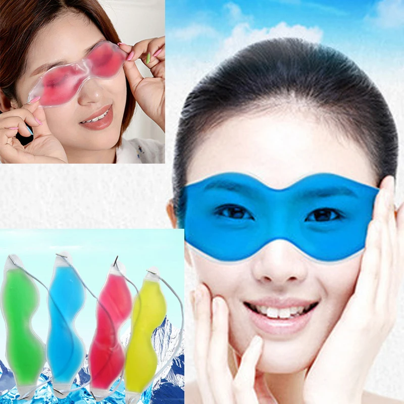 1pc Reusable Silicone Gel Eye Mask Sleeping Eye Patch Antifatigue