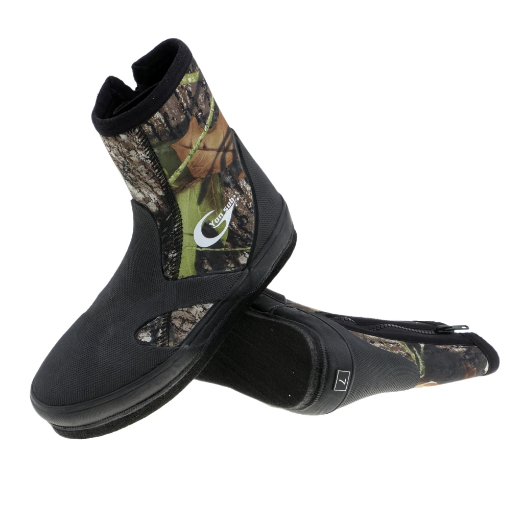 Neoprene Fishing Shoes Non-slip Wear-resistant Warm Comfortable Diving Boots Fishing Waders for Camping HIking
