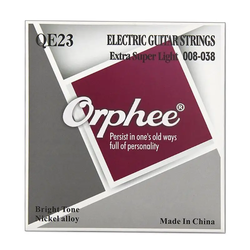 Новая Профессиональная Гитара Orphee QE серии никелированный сплав гальванические электрогитарные струны Замена QE23/QE25/QE27/QE29