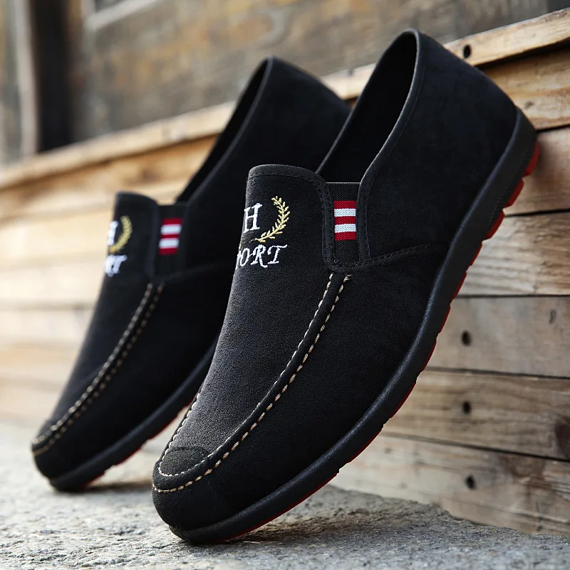 

Canvas Men Shoes Denim Slip-On Men Casual Shoes New Plimsolls Breathable Male Footwear Spring Autumn Sneakers Platform Shoe A108