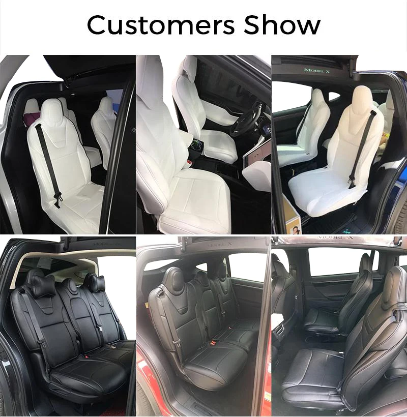 Housses De Sièges De Voiture Personnalisées Tesla Model X, Accessoires Pour  2018 – 2021, Couverture Complète, Coussin En Cuir De Haute Qualité -  Ajustement Personnalisé Housse De Siège - AliExpress