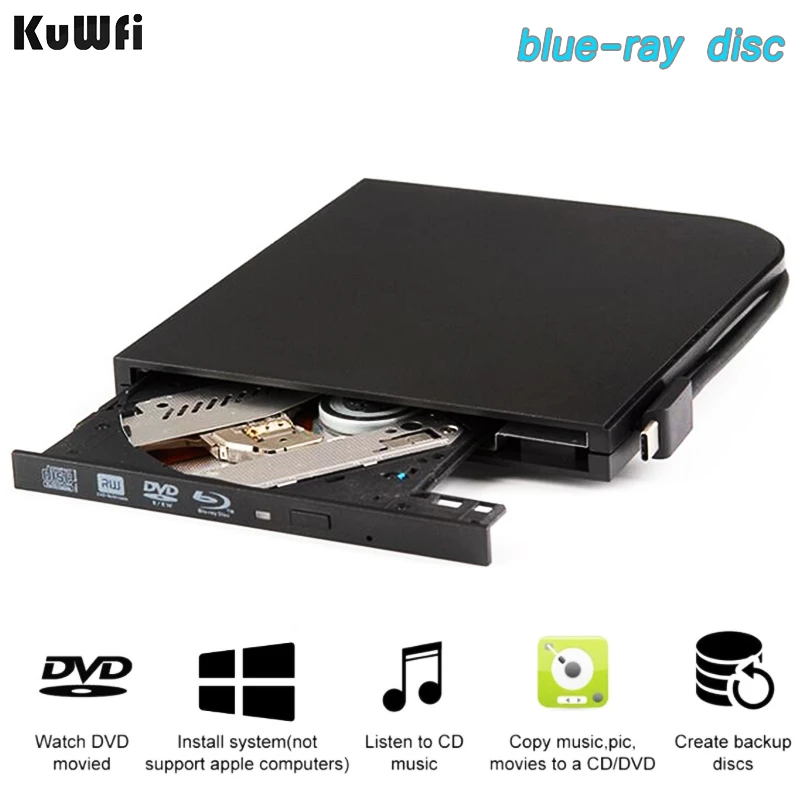 Reproductor De Cd Externo Usb 3 0 Unidad De Dvd Portatil Blu Ray Dvd Rw Grabador De Cd Lector De Unidades Opticas Tipo C Para Ordenador Portatil Pc Windows 10 Unidades Opticas Aliexpress