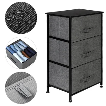 

Removable Non-woven Fabric Drawers With Metal Frame Storage Unit Foldable Pull-out Drawers,Use alone Or Pair with Anythings