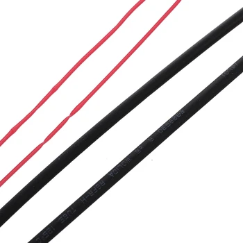 

2 Pcs Heat Shrinkable Tube :1 Pcs Black 1Mm Dia. 2:1 Wire Wrap Cable Sleeve 1M & 1 Pcs Wire Wrap 1Mm Dia Shrink Tubing 4 Meters