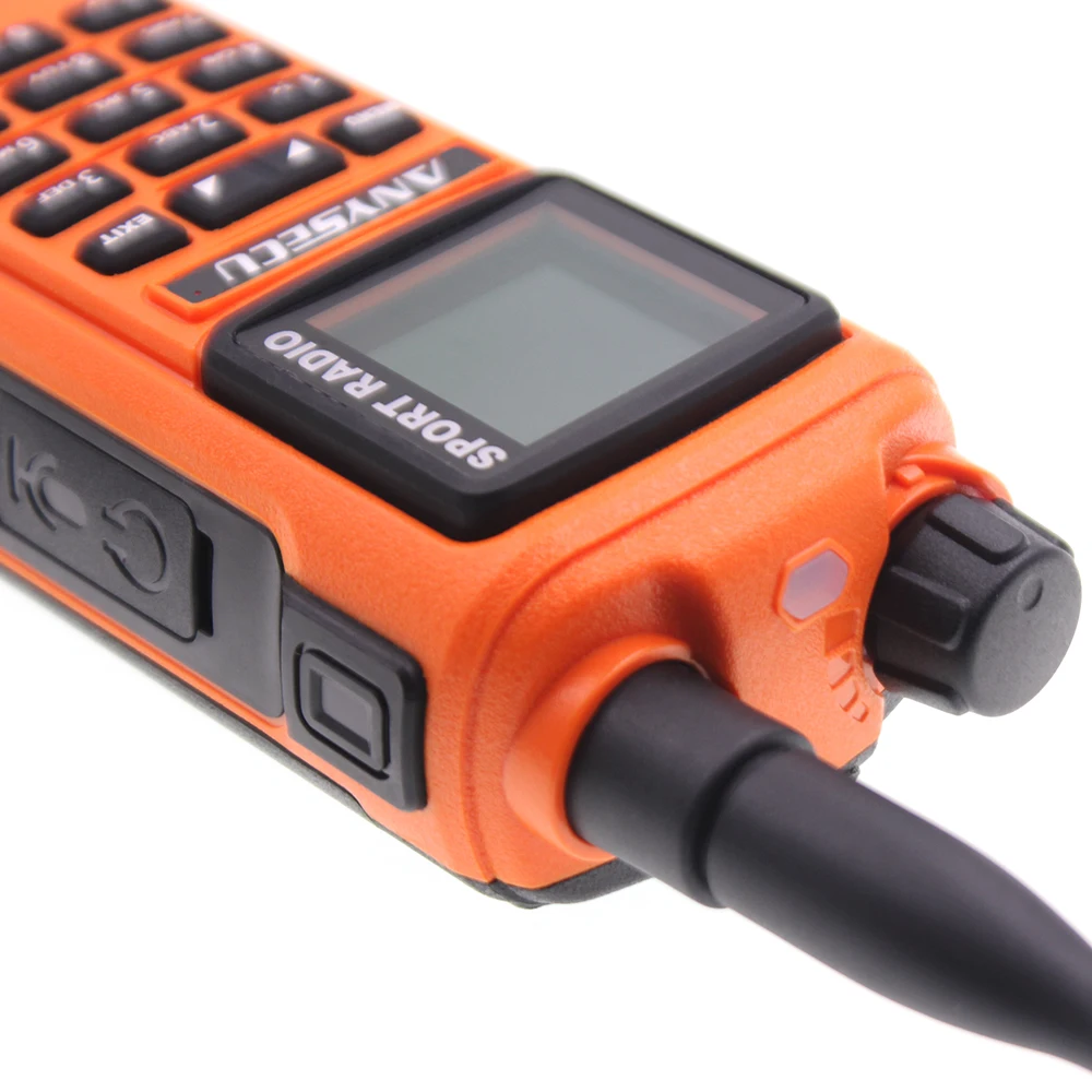 Функция программы Bluetooth опционально Anysecu AC-580, профессиональное Спортивное радио, двухдиапазонное радио 144/430mhz 5W walkie talkie