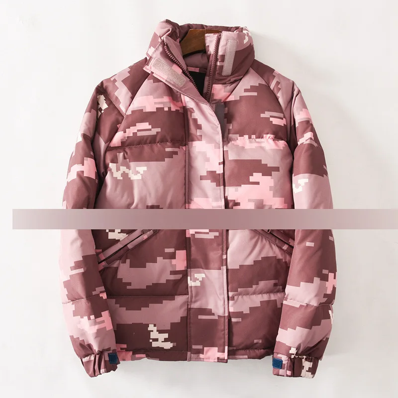 

22yy Fashion Loose Slimming Thick Warm Small Stand Collar down Jacket Female Winter New Style down Coat Thick Coat