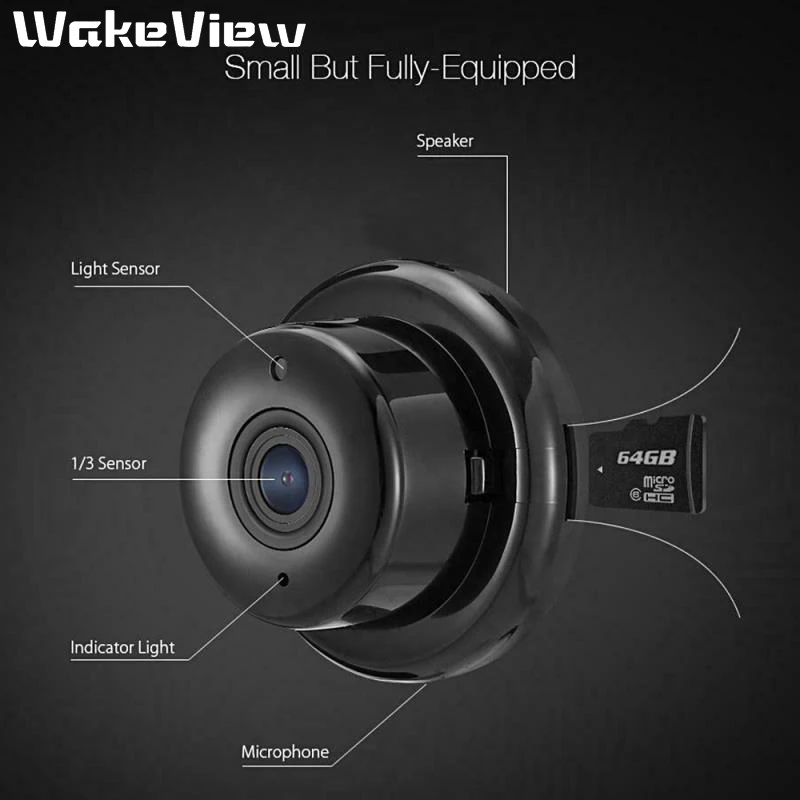 WakeView WiFi Camera Indoor IP Camera 960P CCTV Security Cameras IP Camera Wireless IR Home Surveillance Camera Baby Monitor