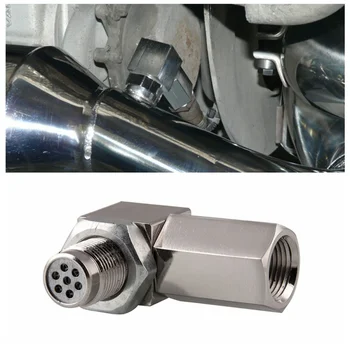 

90degree O2 Oxygen Sensor Extender Spacer Bung Adapter Extender Spacer Joints Converter Extension Spacer Brass Engine CEL