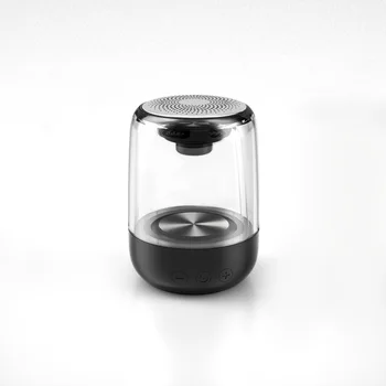 

TWS Bluetooth 5.0 Speaker Fashion Colorful Light Speaker Bedside Home Portable Transparent Speakers Mini Wireless Loudspeaker