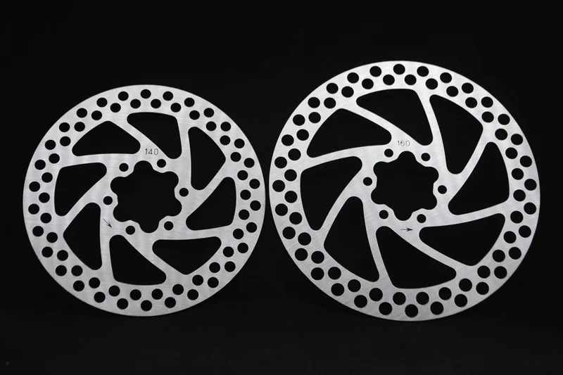 Горный велосипед тормоз-колодка тормозной уровень диск 140 размер велосипедный дисковый тормоз шесть ногтей дисковый тормоз с винтом