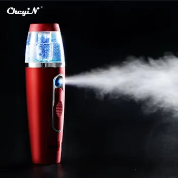 

CkeyiN Facial Humidifier Portable Wireless Rechargeable Power Bank Handheled Face Diffuser For Nano Sprayer Face Care Mist Maker