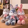 Cartoon Conejo de orejas largas y ojos grandes rabbit animal crossing plush toy pillow doll big-eyed long-eared rabbit baby gift