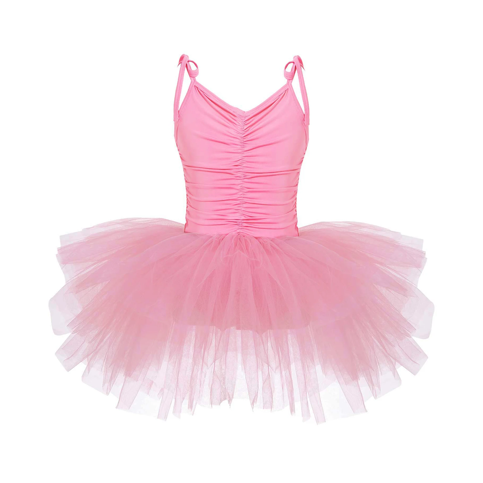 Ballerina Fairy Party Costumes Kids Baby Girls Princess Dress Sleeveless Ballet Dance Gymnastics Leotard Tutu | Детская одежда и