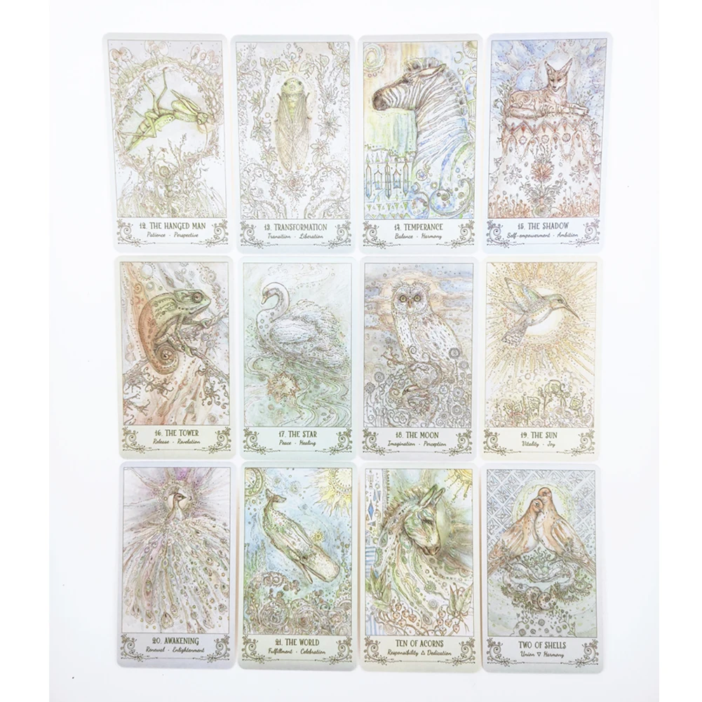 Tarot Card Foresight Soul Divination Destiny 78 Tarot Deck Board Game Family Party English Card Game Entertainment 2019