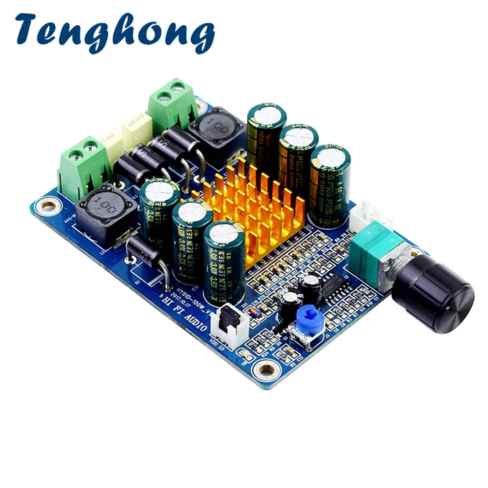 Tenghong DC12-24V цифровой аудио усилитель плата моно усилители мощности сделай сам