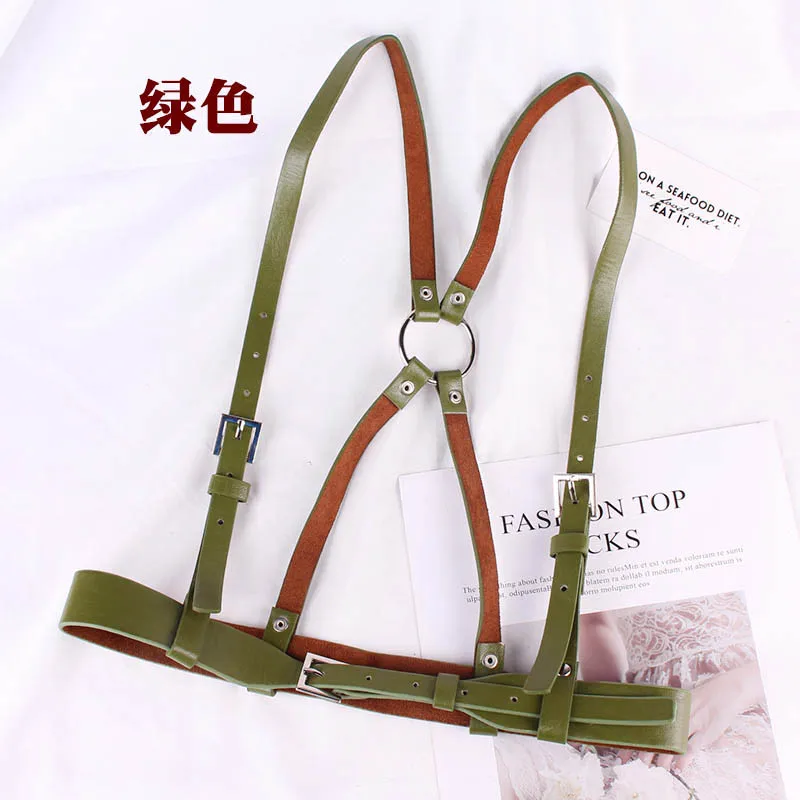 ПУ Camisole Талия уплотнение модные женские пояса - Цвет: Зеленый