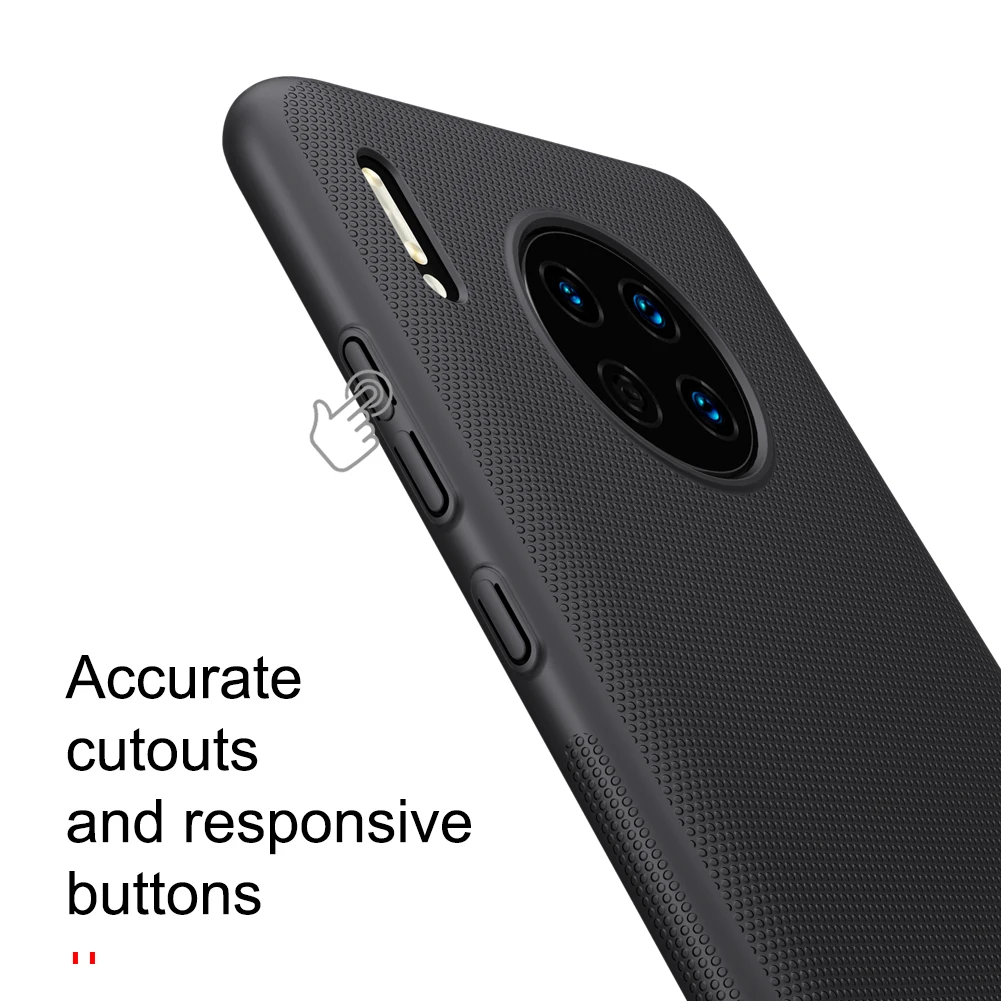 Для huawei mate 30 чехол Nillkin матовый щит жесткая задняя крышка из ПК матовый чехол для huawei mate 30 Чехол Подарочный держатель
