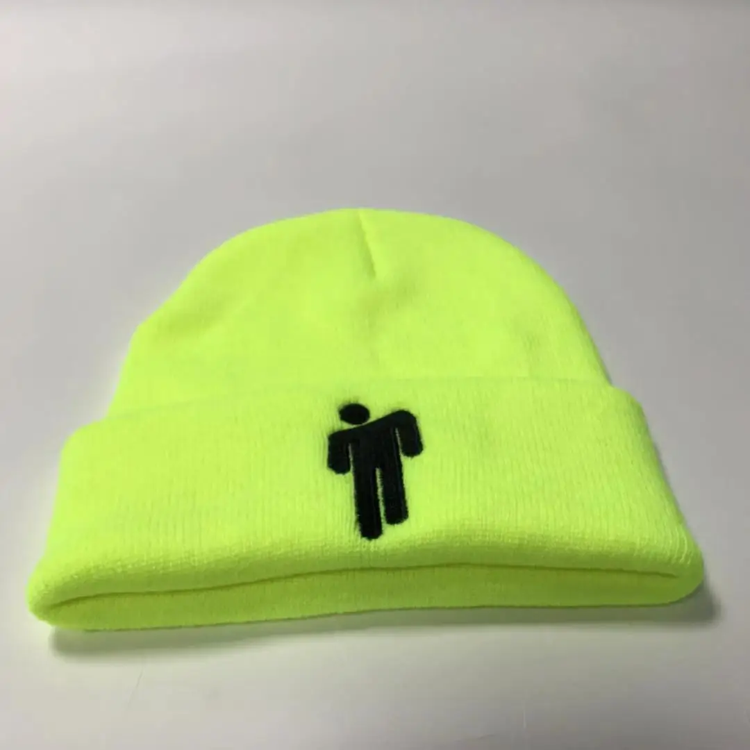 NXYY Billie Eilish Beanies, шапки с манжетами, простая вязаная шапочка, теплые зимние вязаные шапки, одноцветные шапки в стиле хип-хоп для женщин, Casquette Gorras Mujer