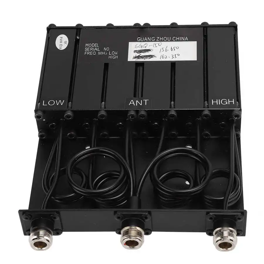 VHF 25W диплексер ретранслятор сигнала с шестью единый фильтры 6-Полость Диплексер