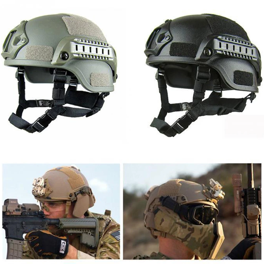 FAST Sports Safety Paintball Helmet Tactical Airsoft Helmet Outdoor CS SWAT Riding Protect Equipment ABS Bicycle Motorcycle Helm