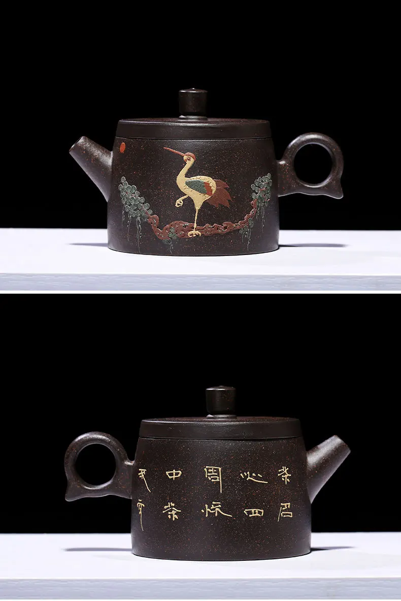 Китайский керамический чайник Исин Zisha глина Gongfu Чайный сервиз фарфор чайник 180 мл Высокое качество новое поступление с подарочной коробкой