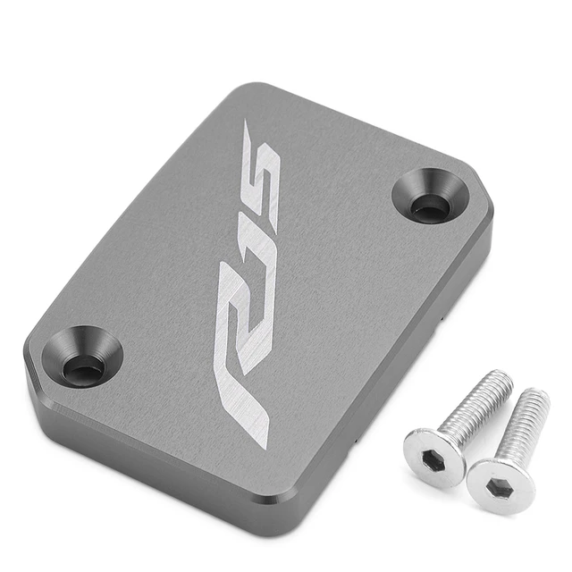 nhanh Motorcycle CNC Aluminum Brake Fluid Fuel Reservoir Tank Cap Cover For Yamaha YZF R3 YZF-R3 2015 2016 Moto Brake Lever Cover Black