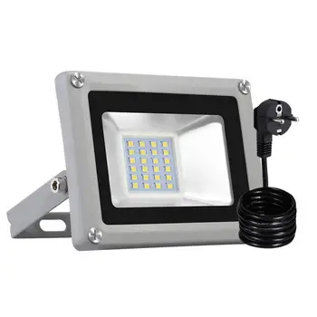 

4PCS/Lot 20W LED Flood Light Outdoor Lighting Floodlight Industrieel buitenverlichting EU Warehouse Cool White Lights EU Plug