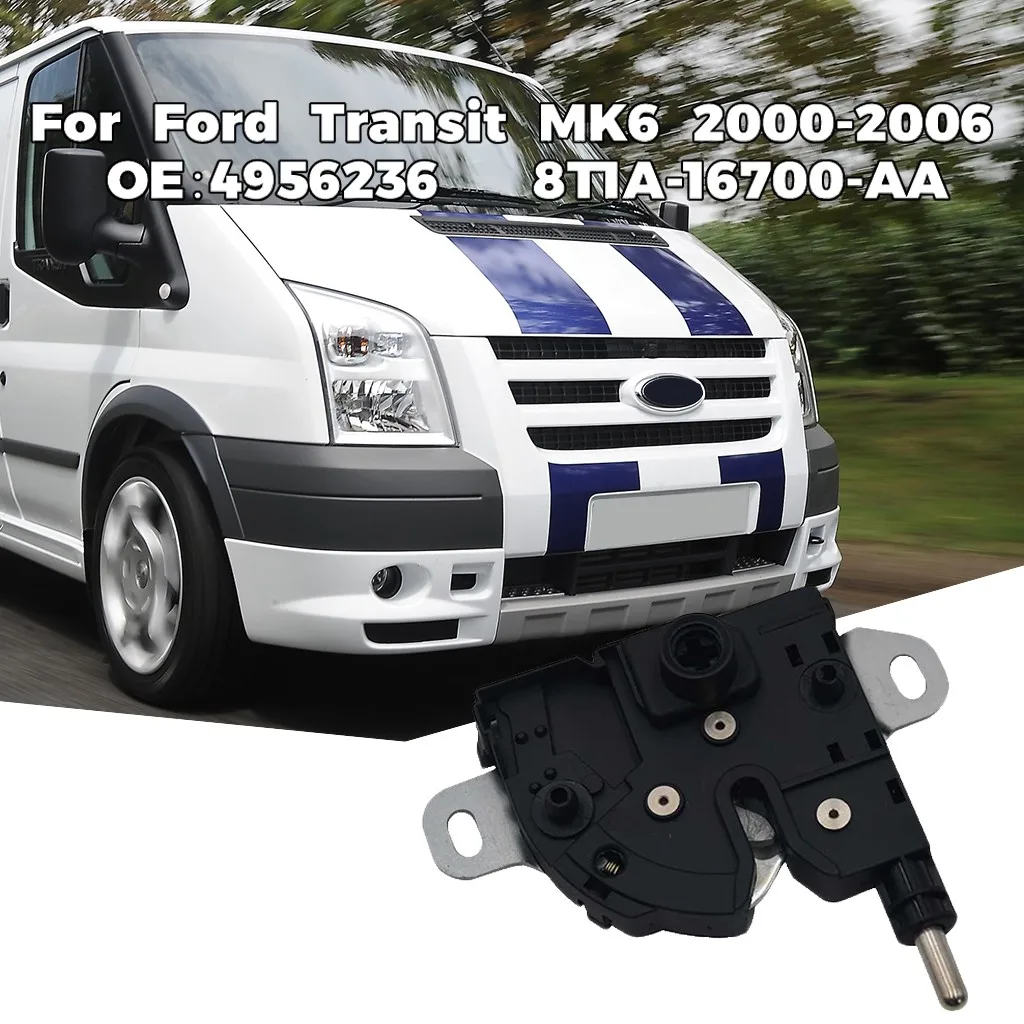 Автомобильный Замок Крышки Капота защелка капота замок для Ford Transit MK6 2000-2006 OEM 4956236 8T1A-16700-AA ABS пластик высокое качество 8X