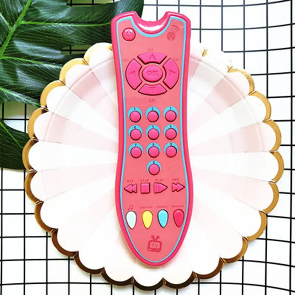 1Pc baby toys music mobile phone tv remote control early learning educational CL 