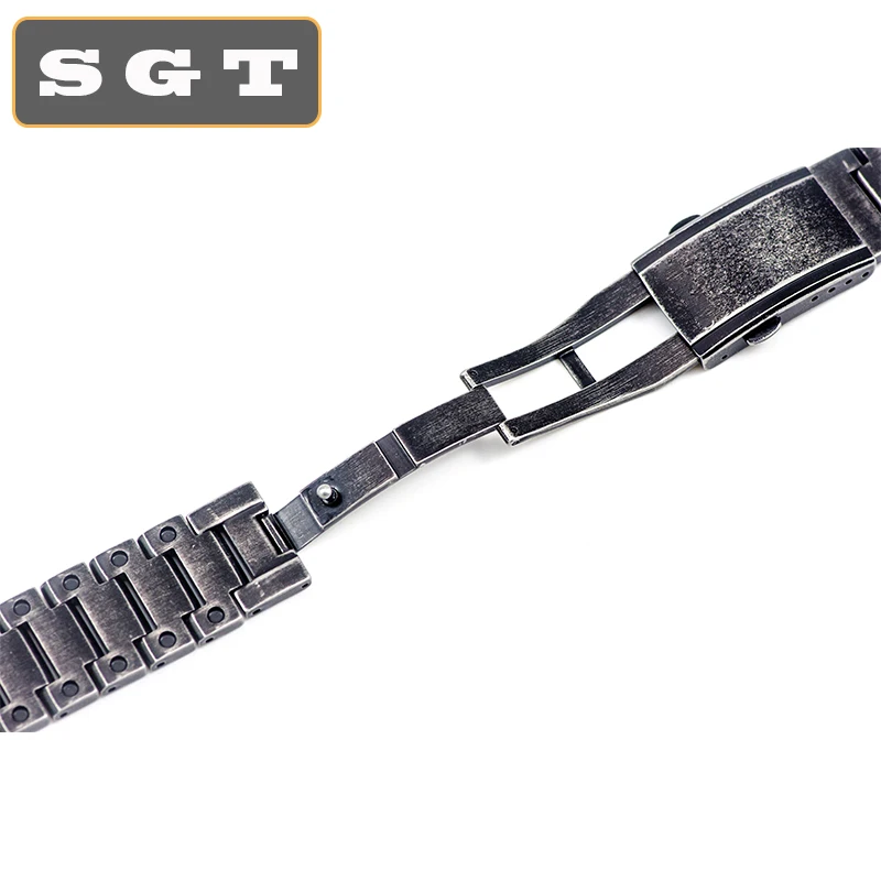 Ретро ремешок для часов и ободок DW5600 GW-5000 5035 GW-M5610 высокое качество 316L нержавеющая сталь черный металлический ремешок стальной ремень инструменты