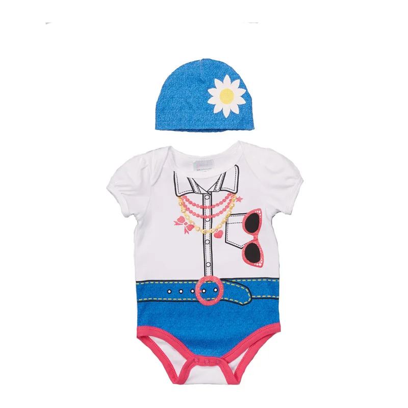 

Cute Baby Hello World Best Gift ONE Birthday Clothes Rompers