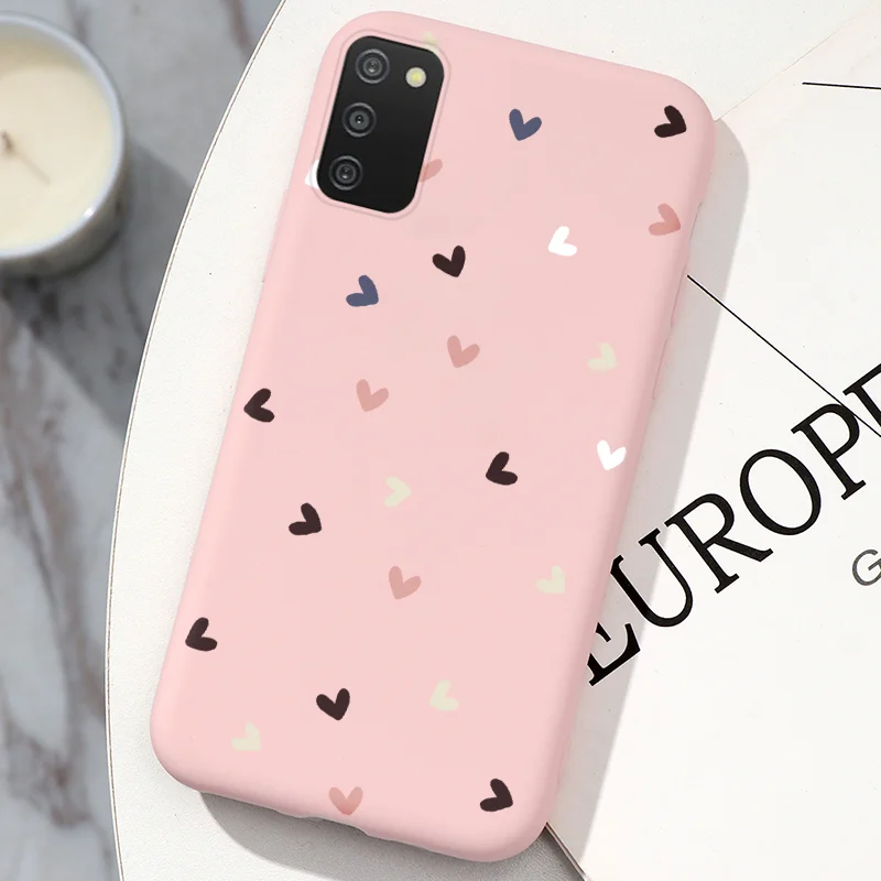 silicone cover with s pen For Samsung Galaxy A03s 4G Cover Cute Cat Phone Case For Samsung GalaxyA03s SamsungGalaxyA03s Soft Silicone Back Cover 6.5" Etui samsung cute phone cover