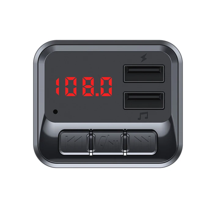 Двойной USB Bluetooth автомобильный телефон зарядное устройство MP3 музыкальный плеер приемник комплект с светодиодный дисплей новое поступление