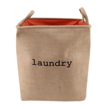 

Folding Large Denim Cotton Linen Hamper Laundry Basket Laundry Toy Dirty Clothes Box Storage Basket Dirty Hamper Black
