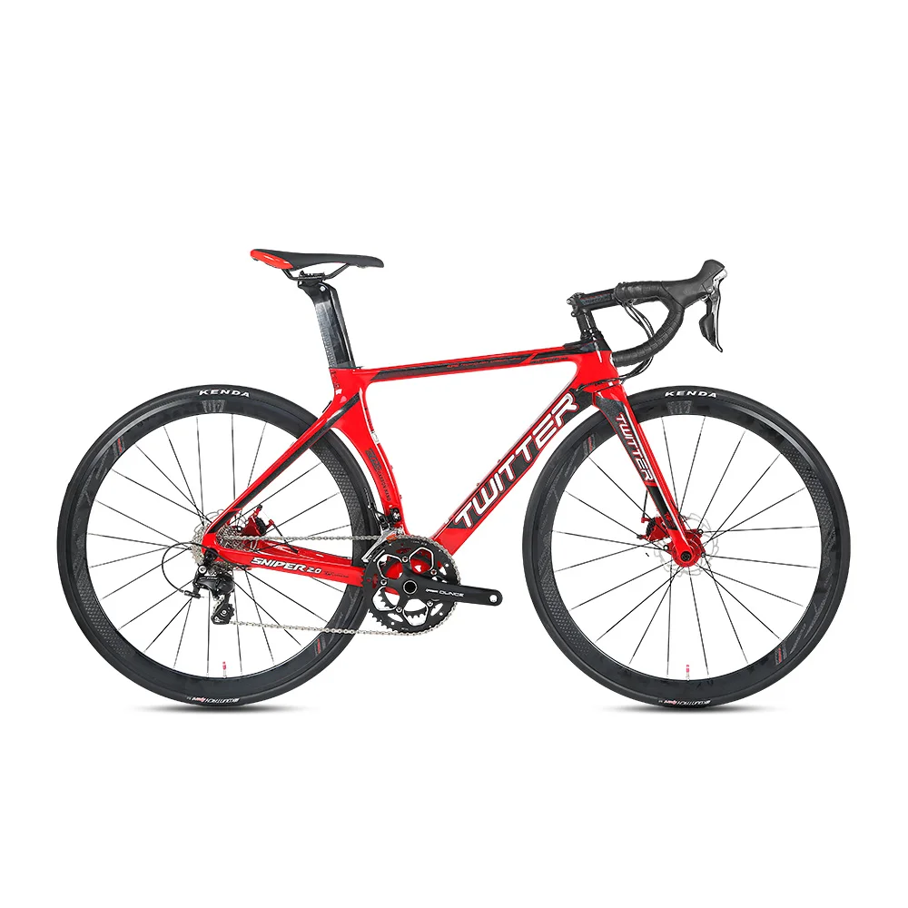 TWITTER SNIPER2.0 700C Carbon Road Bike 22 Speed Bicycle with Hydraulic Disc Brake R7000 Derailleur transmission TWITTER SNIPER2.0 700C Carbon Road Bike 22 Speed Bicycle with Hydraulic Disc Brake R7000 Derailleur transmission