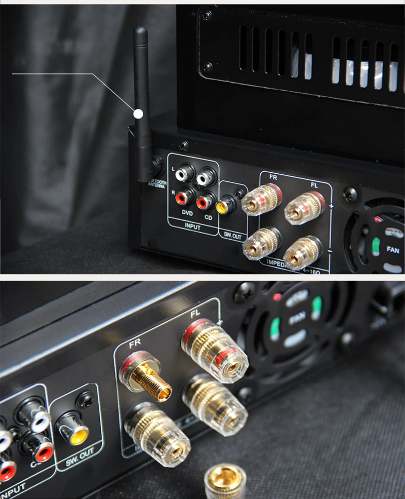 US $106.57 KYYSLB AV388 35W2 Fever HIFI Tube Tube Amplifier Bluetooth U Disk Lossless Playback Audio Power Tube Amplifier